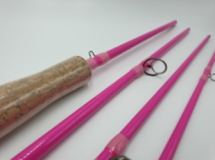 A&M Travel # 5/6 Hot Pink 9'1 ft  - 6 pc