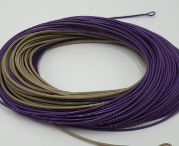 A&M WF9 Pike Fly line Intermediate  - Purple / Camo
