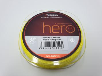 Delphin Hero Backing Rund Geflochten 0,40 mm - 66,3 LB