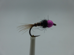 Size 18 Tungsten Pink TT Pheasant Barbless