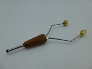 A&M Ceramic Bobbin Holder Wood - 2 x Ceramic Small