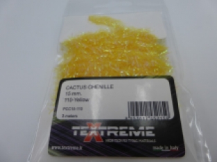 Cactus Chenille 15 mm - 110 Yellow