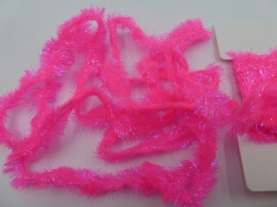 Super UV  Blob Ice Chenille 15 mm - 127 Fluo Coral